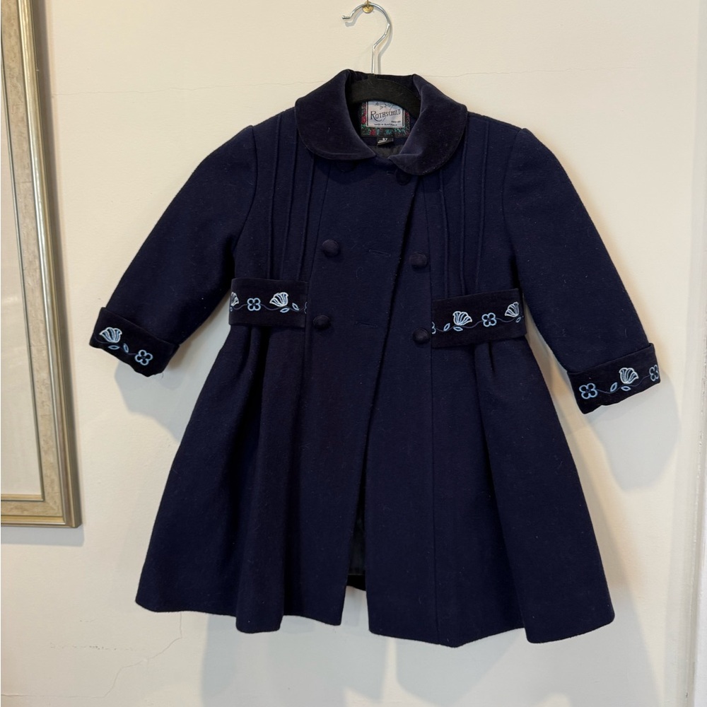 Navy Blue Kids Coat